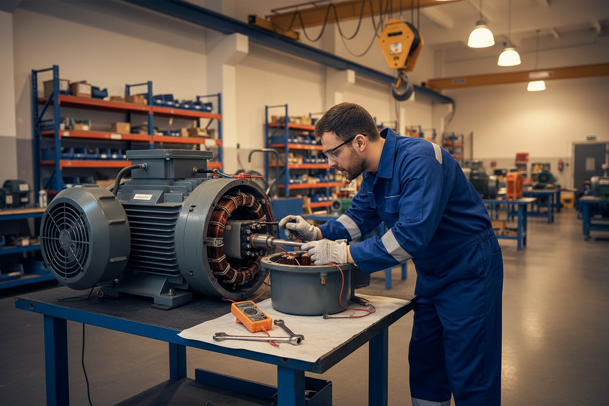 Elektromotoren-Instandhaltung - Roth-Elektromotoren