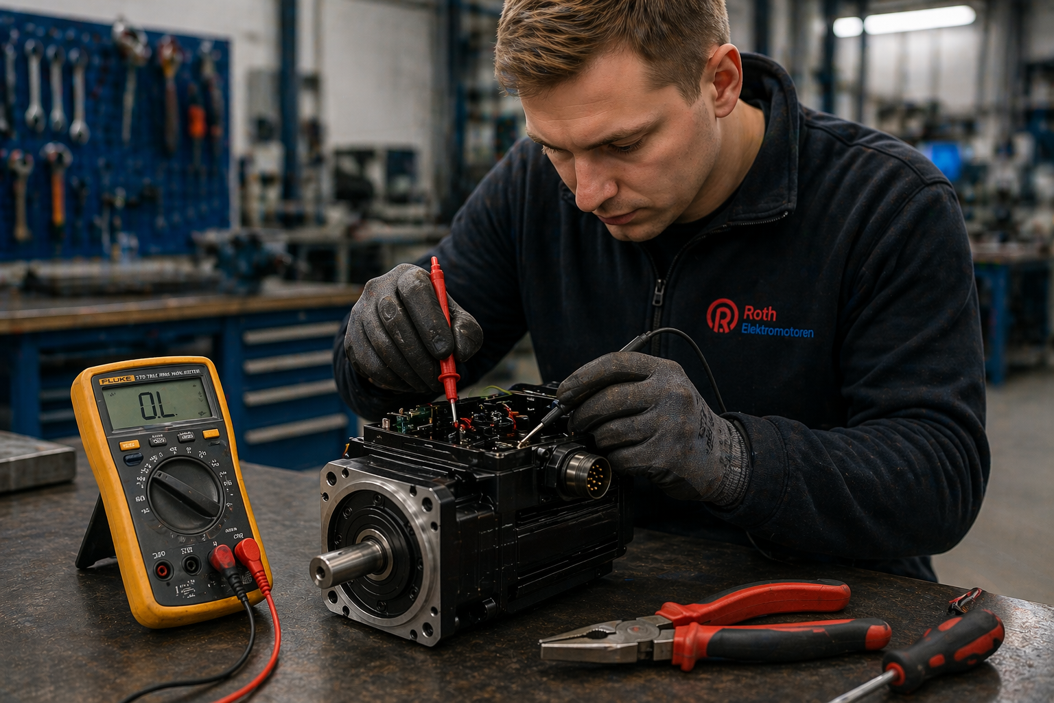 Servomotoren-Reparatur